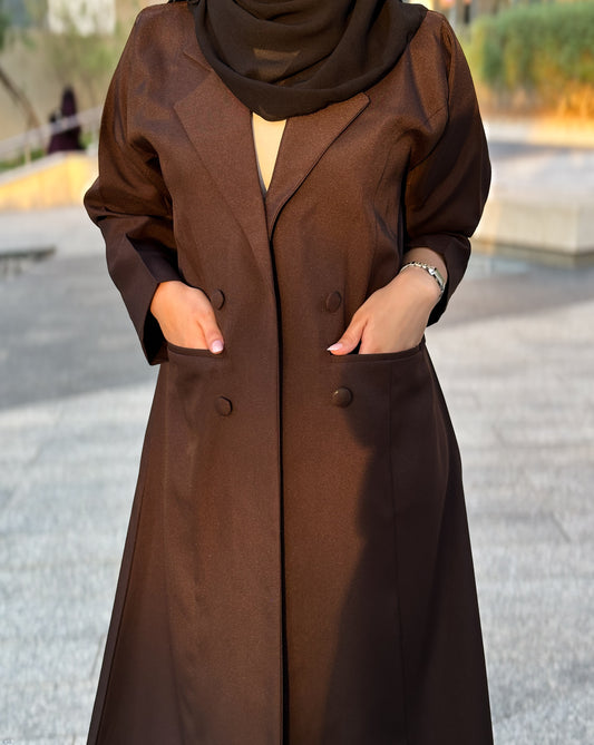 Espresso Blazer Abaya
