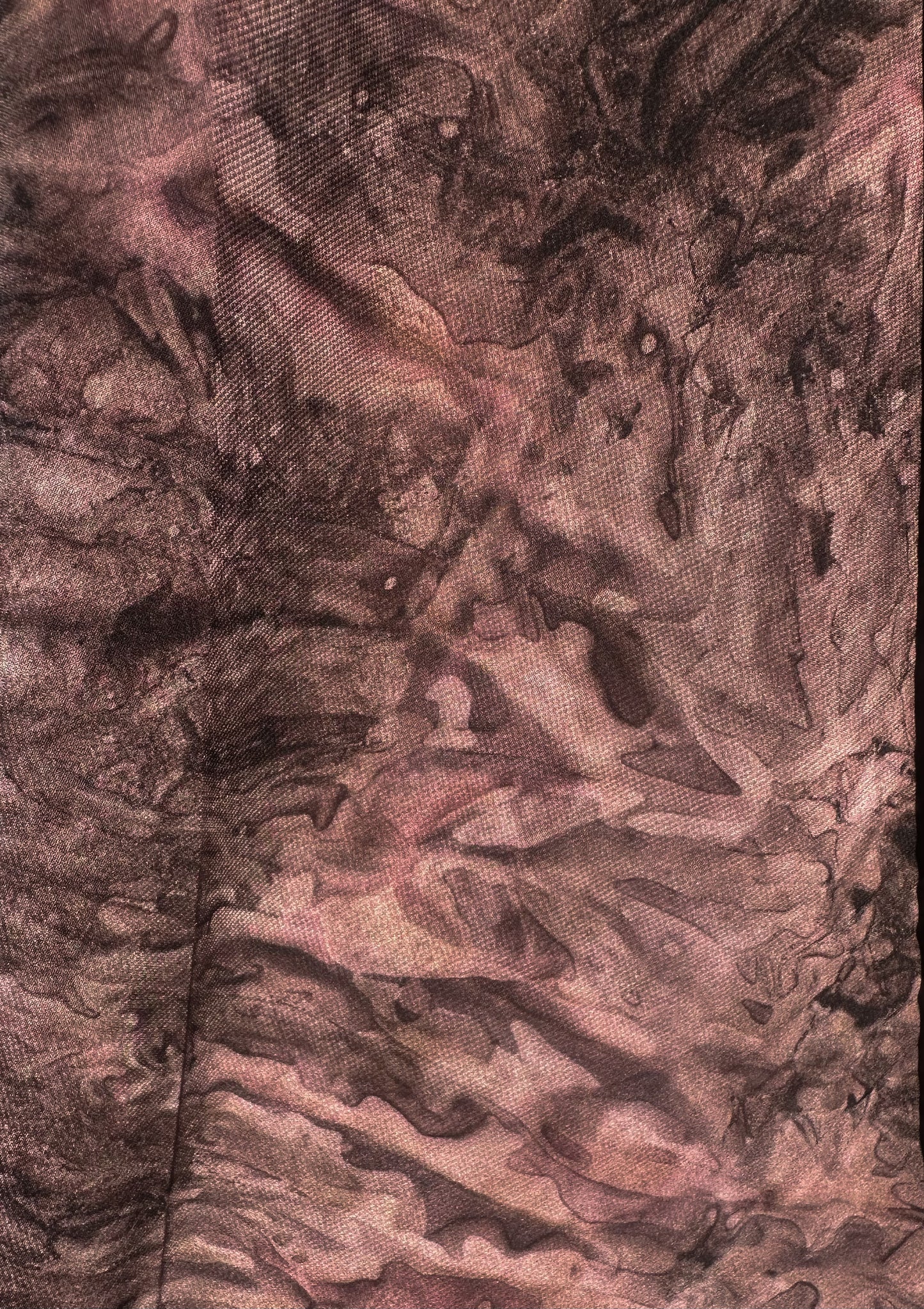 Dusty Rose Abaya with Coordinated Scarf