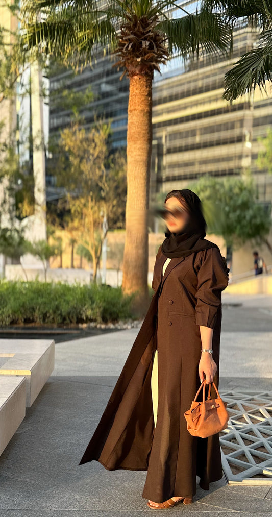 Espresso Blazer Abaya