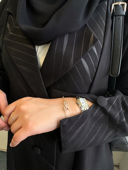 Noir Blazer Abaya