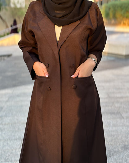 Espresso Blazer Abaya