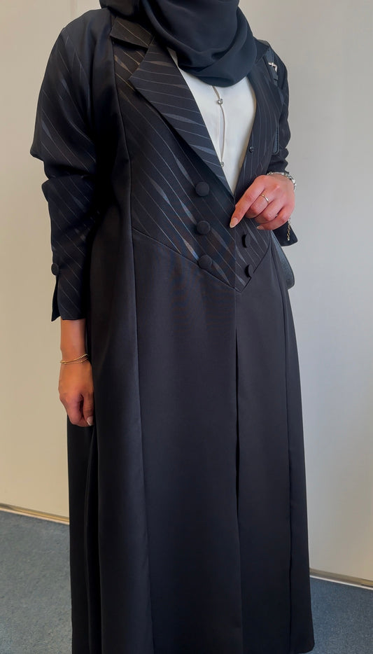 Noir Blazer Abaya